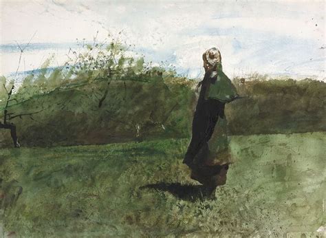 Andrew Wyeth Helga On Paper By Catherine Quillman Incollect Andrew