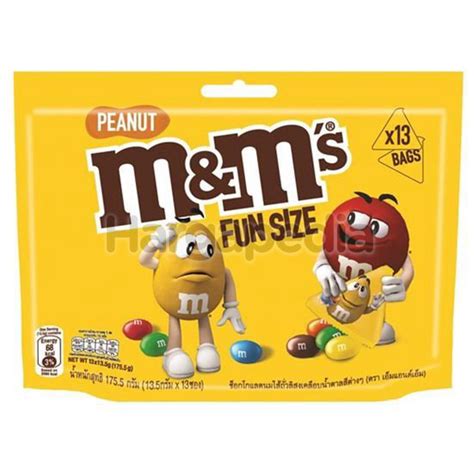 Mandms Peanut Fun Size 1755gm