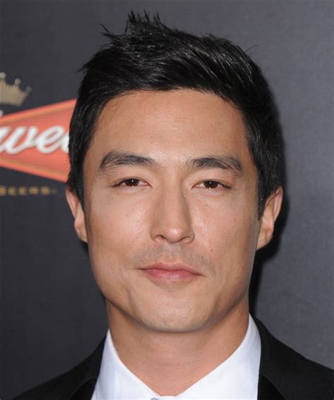 Actor daniel henney augments his good looks with a long brushed back no fuss hairstyle. Daniel Henney Short Straight Black Hairstyle