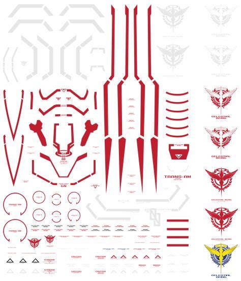 21 Gundam Decals Ideas Gundam Decals Decal Design