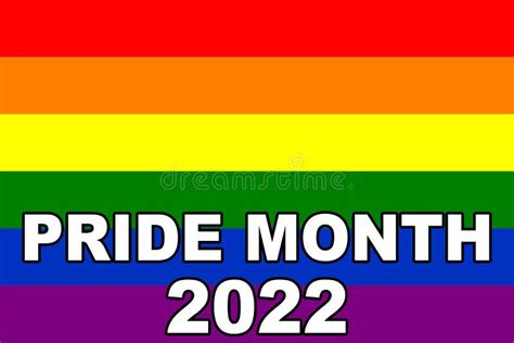 Pride 2022 Lgbt Flag Stock Vector Illustration Of June 247102699