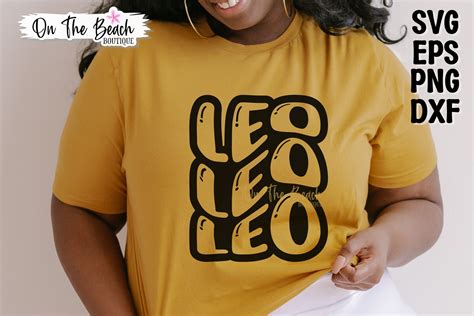 Leo SVG PNG Zodiac Birthday Horoscope Graphic by On The Beach Boutique