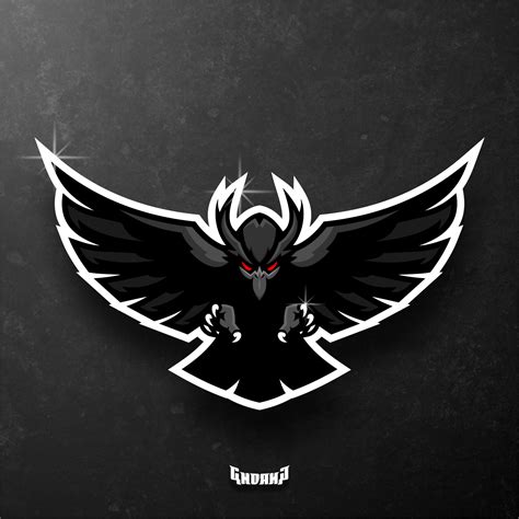 Raven Wing Mascot Logo Character And Mascot Design Inspiration 43646