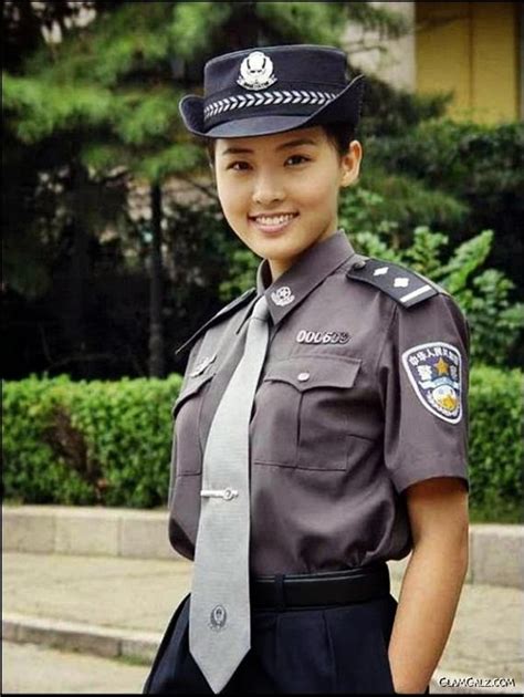 The Uniform Girls Pic China Chinese Policewoman Uniforms 6