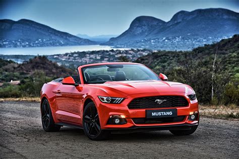 Photos Ford Convertible Mustang Cabriolet Red Auto