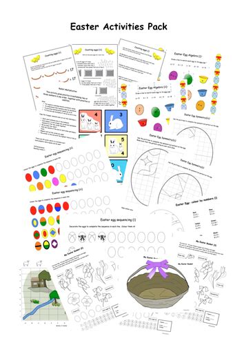 But for some children, this knowledge doesn't come easily and this can lead to anxiety that can impact their final sats score. Easter Activities Maths fun pack by Mathsright - Teaching ...