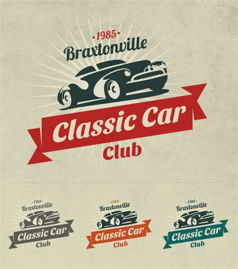 Classic Car Club Logo on Behance