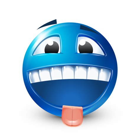 Bluemoji Tongue Out Blue Emoji Know Your Meme