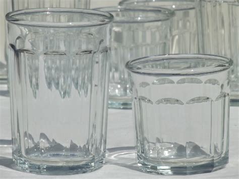 Crate And Barrel French Style Jelly Glasses Canning Jar Drinking Glasses