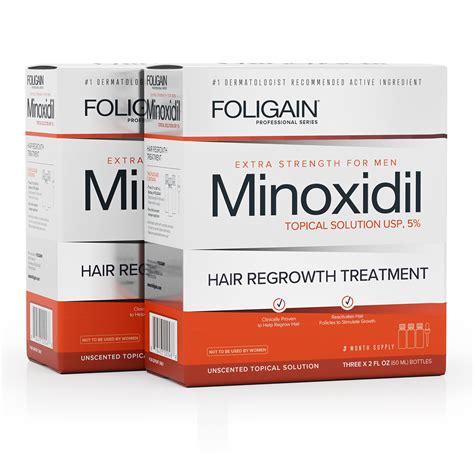 Foligain 5 Minoxidil Provvista 6 Mesi Anagen Research