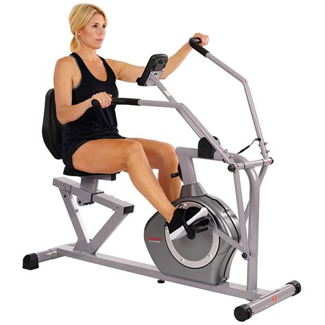 Sunny Health And Fitness Magnetic Recumbent Bike Exercise Bike 350 Lb