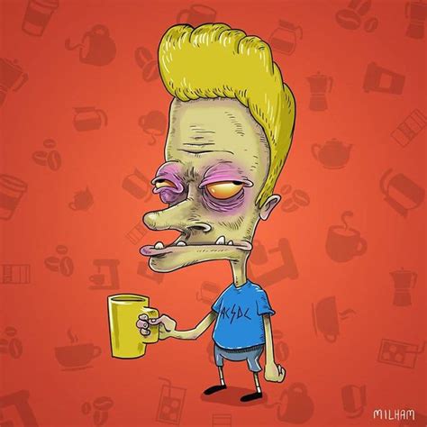 14 Illustrations Showing Famous Cartoon Characters Before Drinking