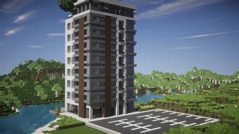 Modern Luxury High Rise Building Minecraft Building Inc