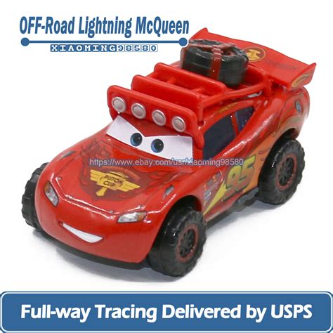 Mattel Disney Pixar Cars Off Road Lightning Mcqueen 155 Diecast Toys