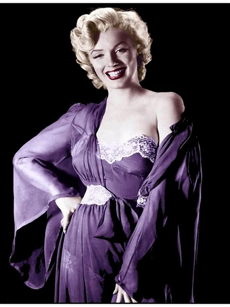 Marilyn Monroe Beautiful In Purple Print Poster By Posterbobs Redbubble