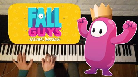 Everybody Falls Fall Guys Theme Piano Cover Youtube