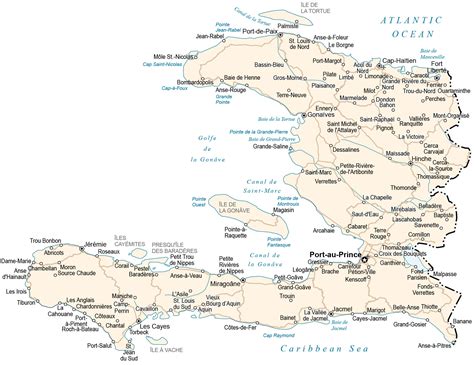 Map Of Haiti Gis Geography