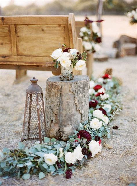 25 Romantic Winter Wedding Aisle Décor Ideas Dpf