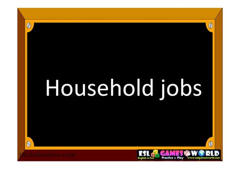 household chores household chores chores household