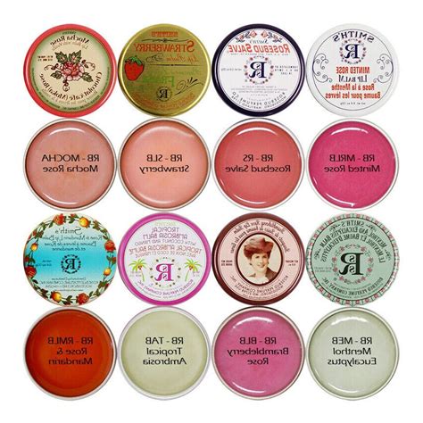 1 ROSEBUD Lip Balm Salve Tin "Pick Your