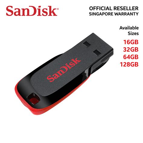 Sandisk Cruzer Blade Usb 20 Flash Drive 20mbs Read Speed 10mbs Write