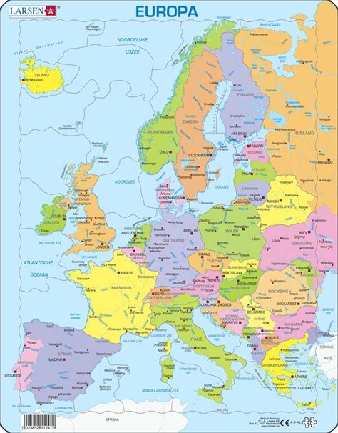 A8 Europe Political Map For Younger Children Maps Of