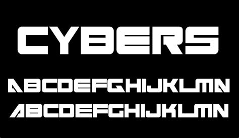 Cyberspace Free Font