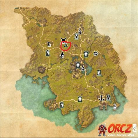 Eso Grahtwood Treasure Map Iv Orcz The Video Games Wiki
