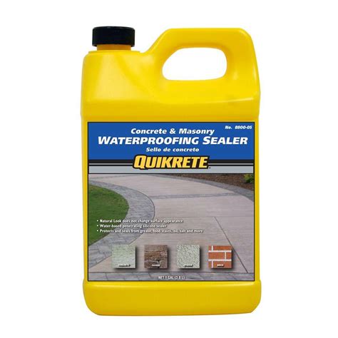 Quikrete 1 Gal Waterproofing Sealer 8800 05 The Home Depot