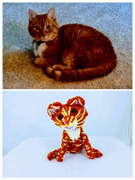 You could have a bright use words from a different language or name it after a family member or past pet. Custom cat plushie, made carefully to look just like your ...