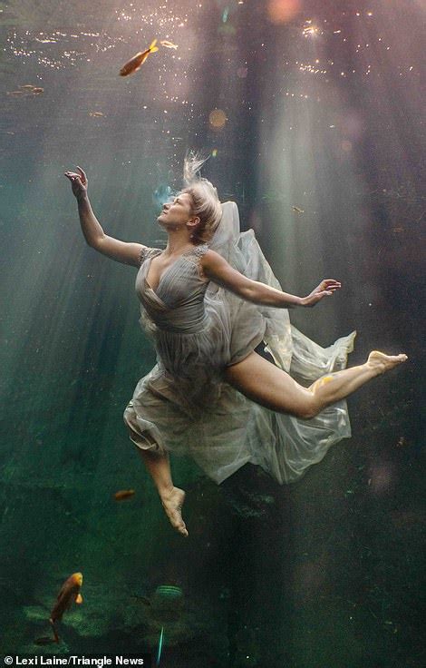 Ethereal Images Of Underwater Models Daily Mail Online