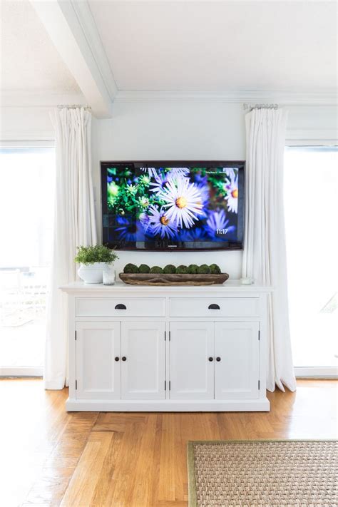 Furniture Tweak For Under A Wall Mounted Tv In 2020 Mounted Tv Ideas