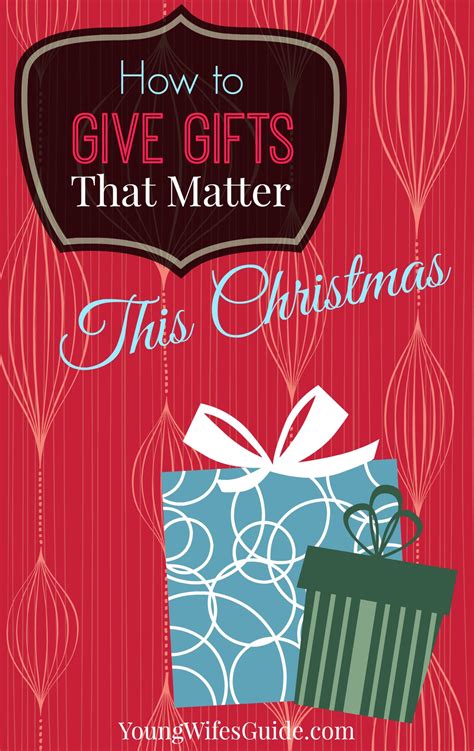 Check spelling or type a new query. How to Give Gifts that Matter This Christmas