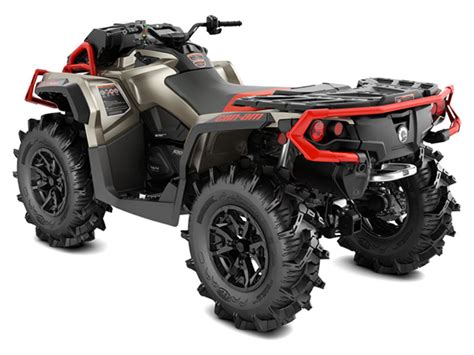 New 2022 Can Am Outlander X Mr 1000r Liquid Titanium Magma Red Atvs