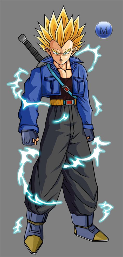 Future Trunks And Vegeta Dbgt Fusion By El Lobo Gris On