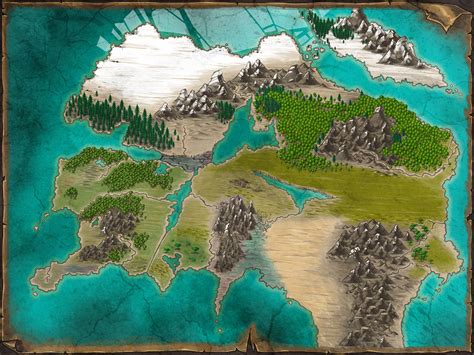 Dicas Para Fazer Mapas De Rpg Fantasy World Map Fanta