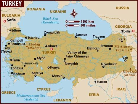 Provinces of turkey map of turkey. Our Travelogue to Turkey, from Istanbul to Ephesus