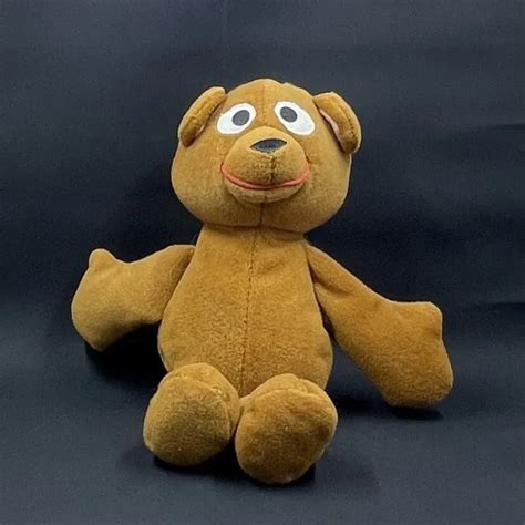 Vintage Sesame Street Baby Bear Bean Bag Plush Tyco 1997 Jim Henson