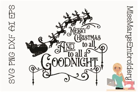 Merry Christmas Saying Svg Cutting File Png Dxf Ai 184760 Cut Files