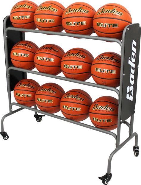 Jp Baden Steel Basketball Rack 12 Balls スポーツ＆アウトドア