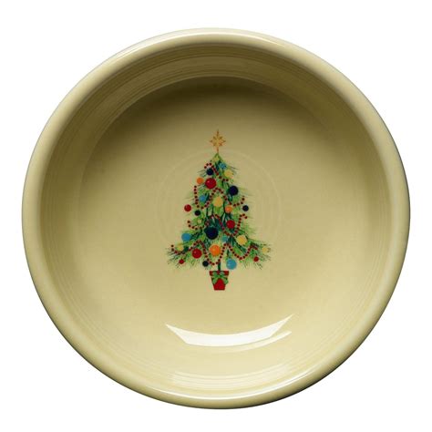 Fiesta Christmas Tree Small Cereal Bowl 14 Oz Set Of 4 Whimsical