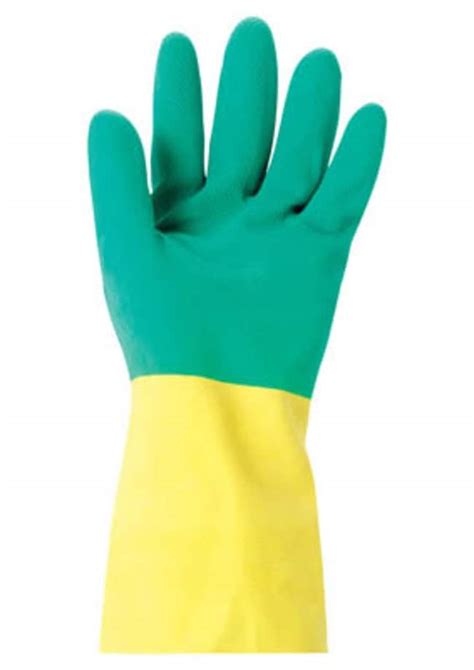 Ansell Bi Colour 87 900 Series Natural Rubber Latex Immersion Gloves