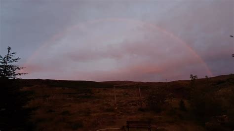 Stunning Rainbow Captured After Midnight Youtube