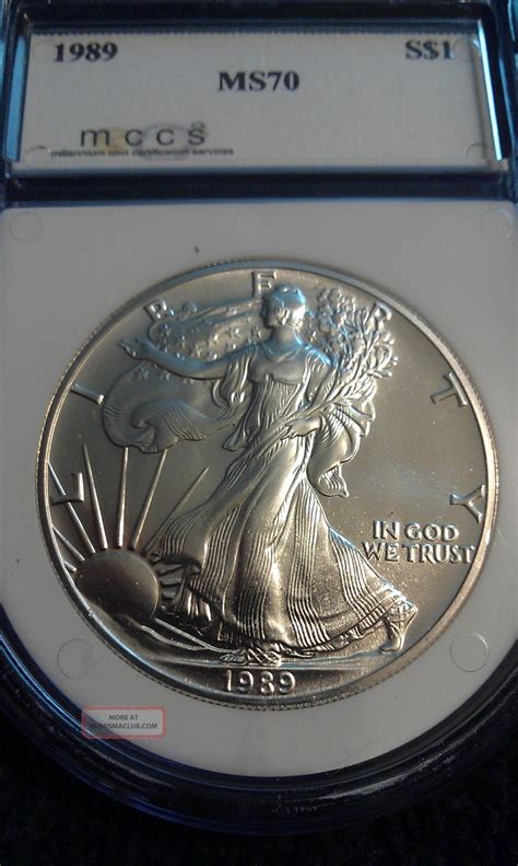 1989 Silver Eagle Silver Dollar A Coin
