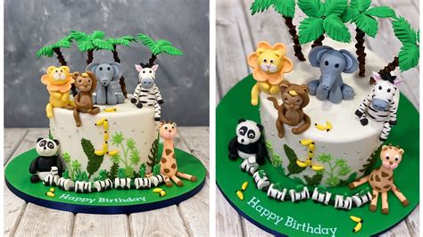 Make A Simple Safari Birthday Cake With These Easy Tips For A Party To