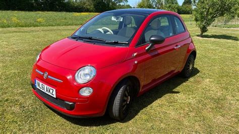 Fiat 500 Red 12 Pop With Panoramic Opening Sunroof Mot 042021 In