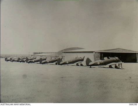 Darwin A Lineup Of Wirraway Aircraft From No 12 Squadron Raaf In