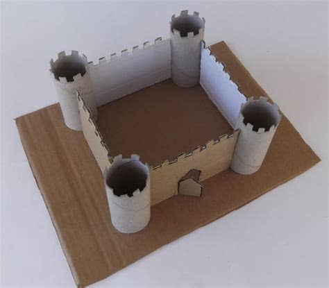 10 drachen aus pappe zum zusammenstecken. Defence Castle | Karton basteln, Bastelideen ...