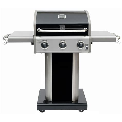 Kenmore 3 Burner Propane Gas Grill With Side Shelves