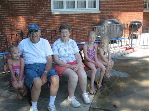 Jam Session Swimming At Great Grandma And Grandpas